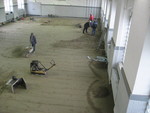 Untergrundvorbereitung und Einbau einer Betonplatte